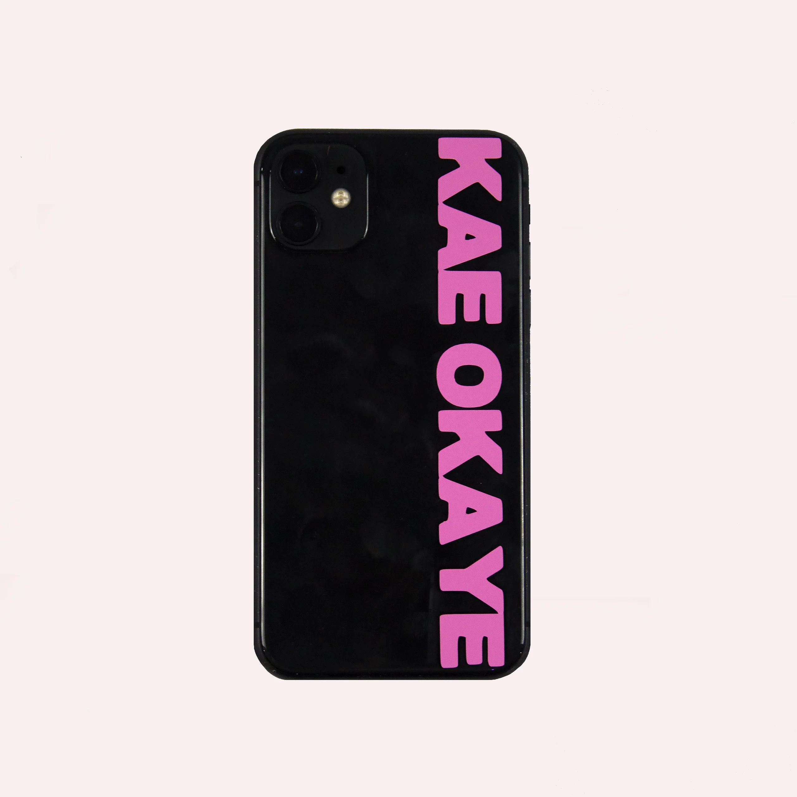 Vinyl Logo Decal in Fairy Floss Pink